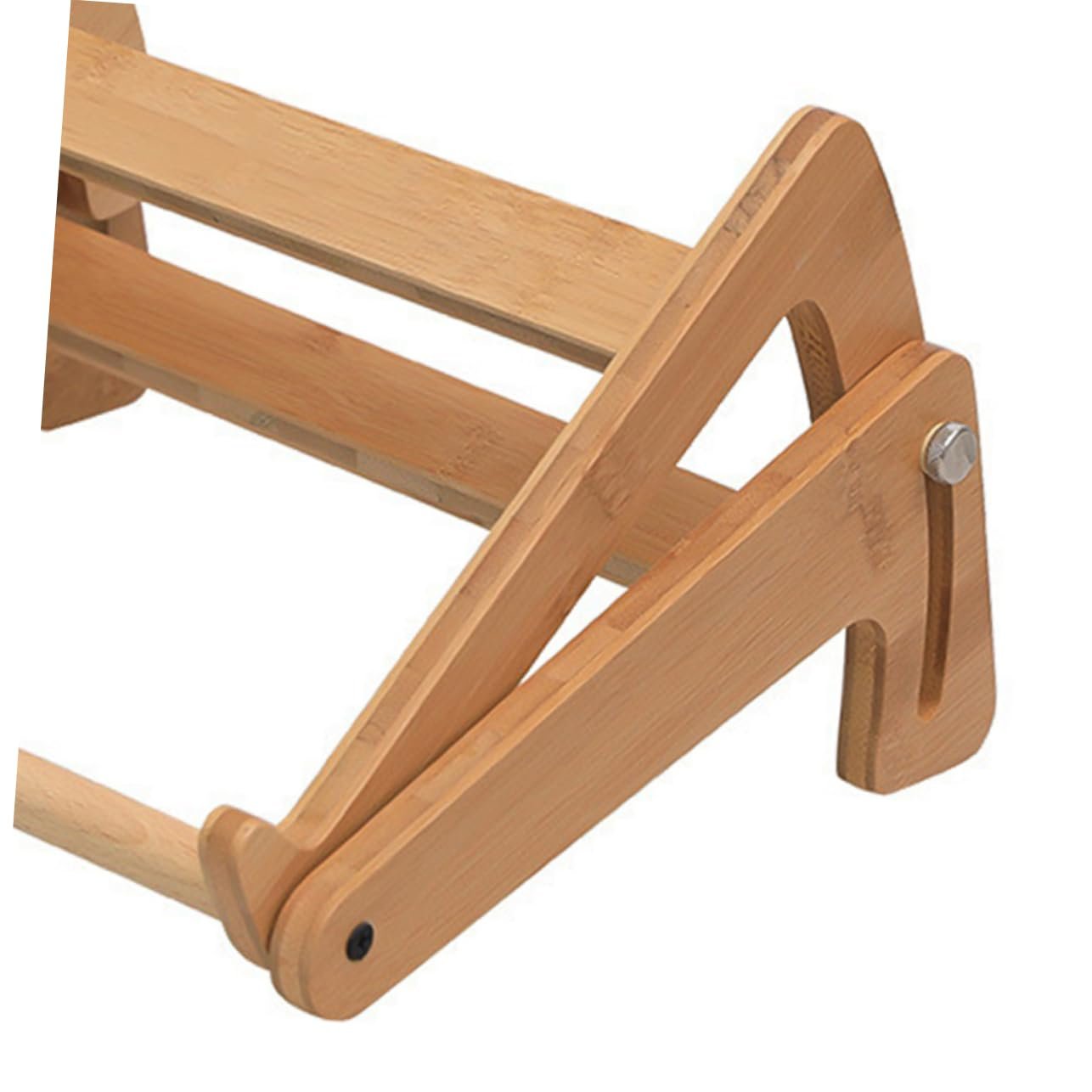 Вертикальна Підставка для Ноутбука Дерев'яна Регульована по Висоті Ергономічна з Полицею для Ручок Багатофункціональна, фото №5