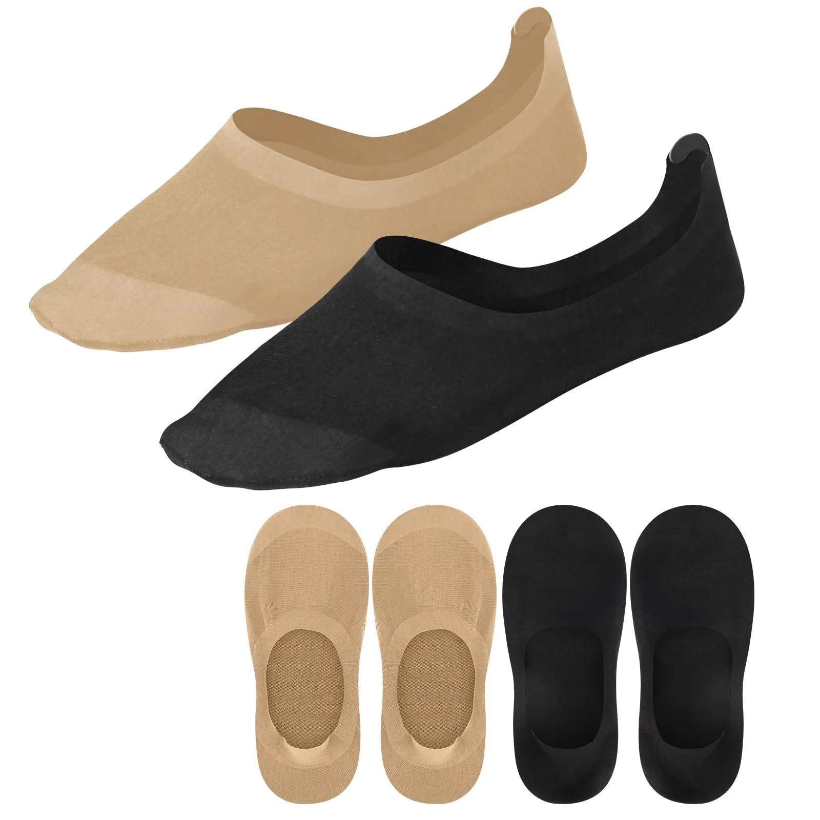 Шкарпетки-слідки C4N 2 пари Невидимі, фото №1