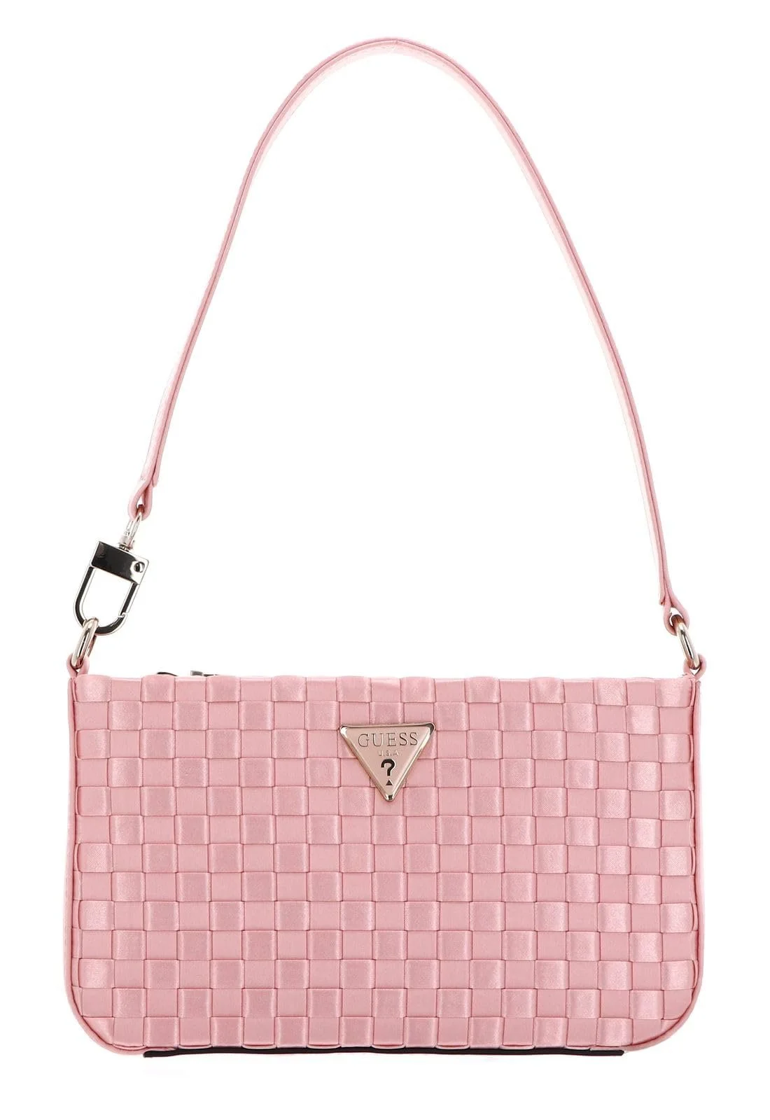 Сумка на плече GUESS Twiller Mini Top Zip Блідо-рожевий, фото №1