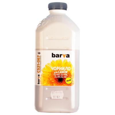 Чернила BARVA CANON CLI-521/CL-511 1кг YELLOW C521-067, фото №1