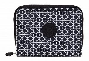 Кошелек Kipling Basic Print Money Love Medium M Signature Print, фирменный принт, M - Фото 1