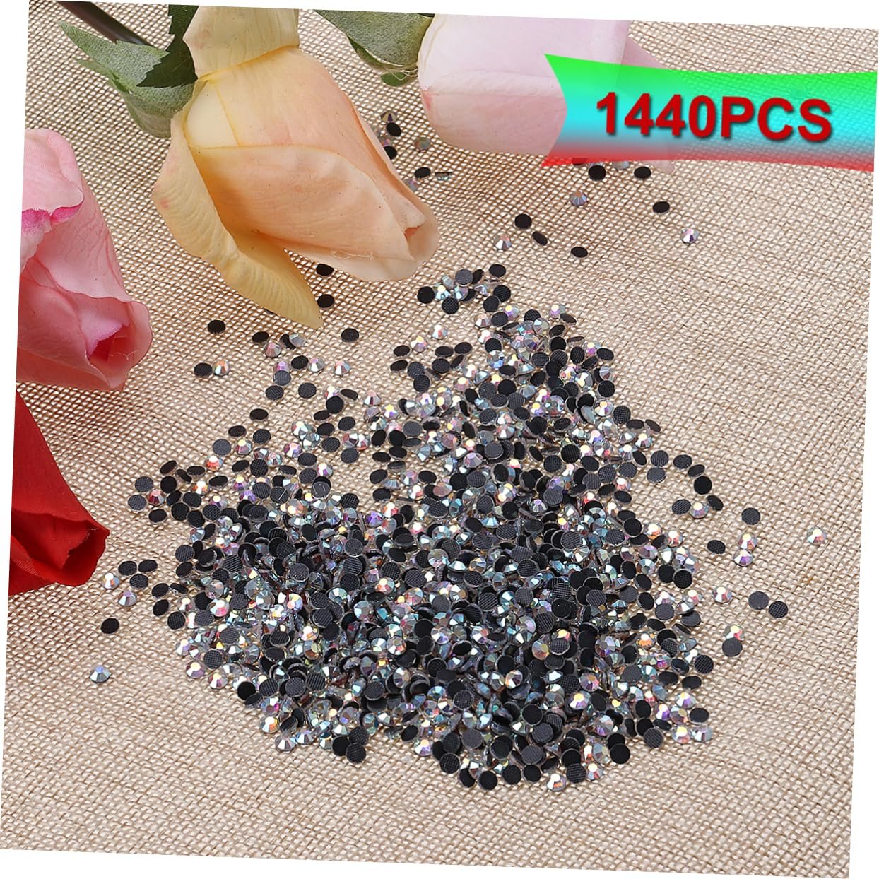 Кристали Lurrose 1440 штук з плоскою задньою частиною, фото №7