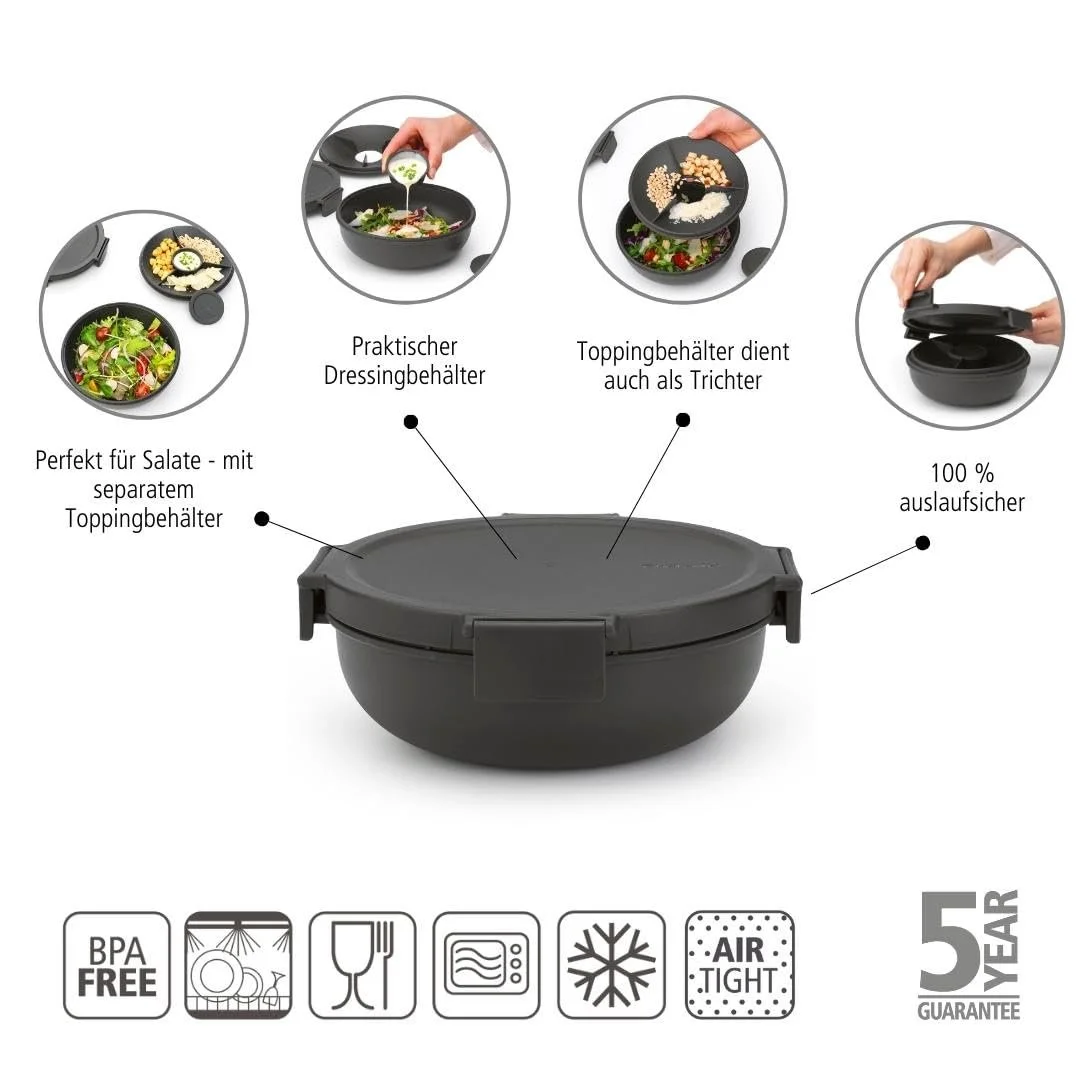 Миска для салата Make und Take 1,3 л, фото №2 Миска для салата Make und Take 1,3 л, фото №2