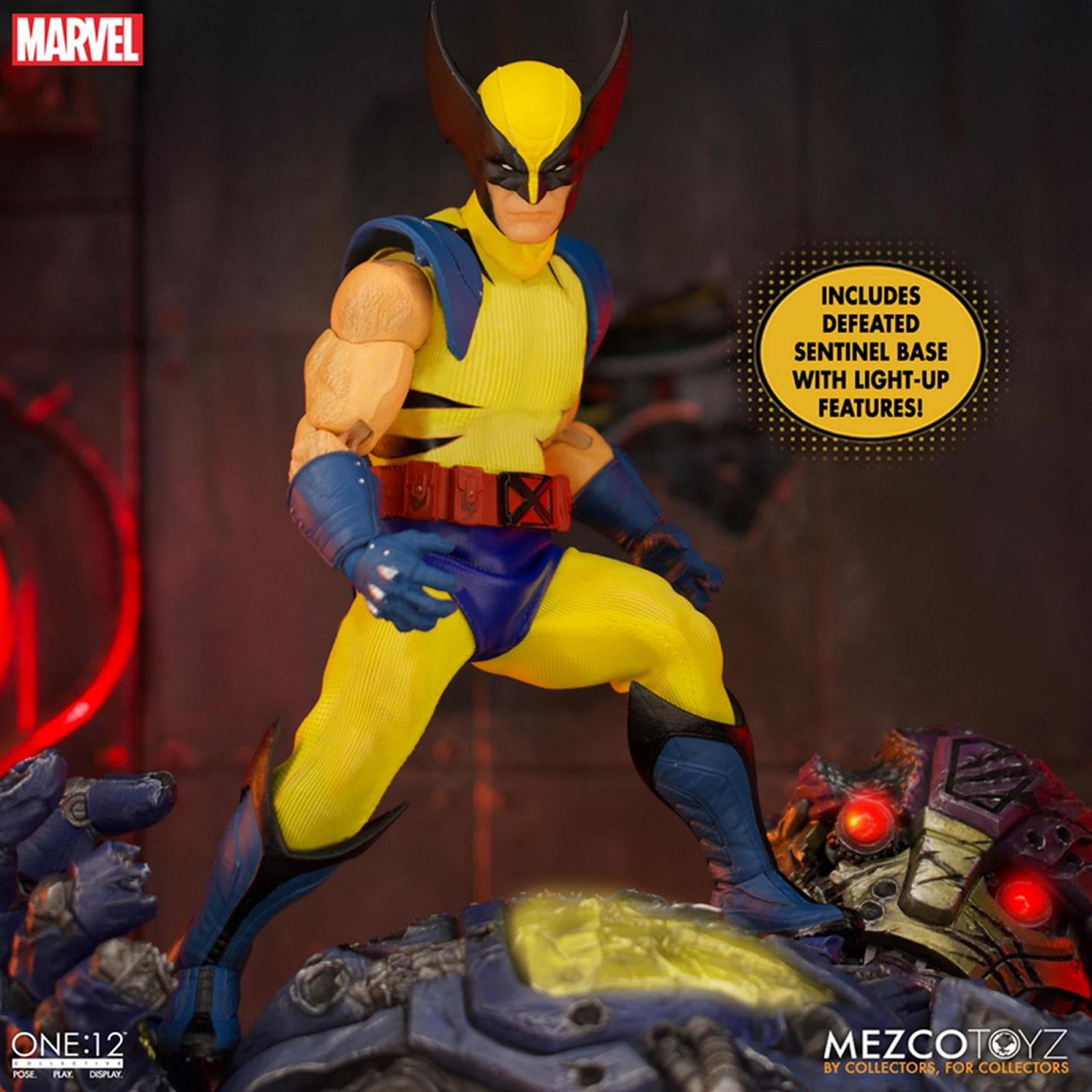 Екшн-фігурка Mezco Marvel Wolverine One: 12, деталізована пластикова фігурка Wolverine, фото №3