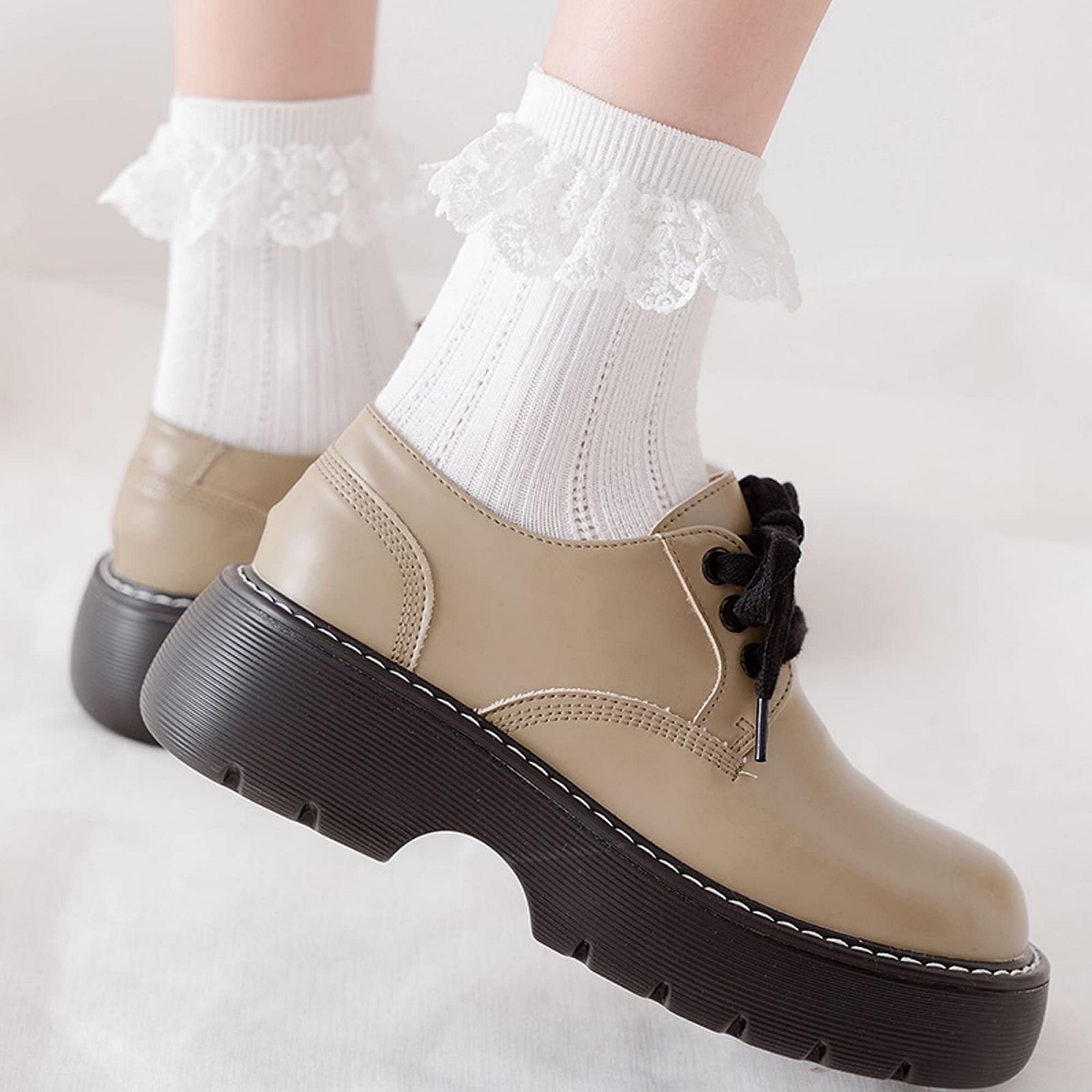 Женские носки с оборками Lolita, размер 35-39, фото №6