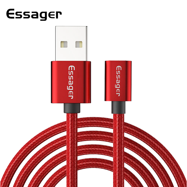 Магнитный кабель красный ESSAGER без коннектора 1метр, фото №1