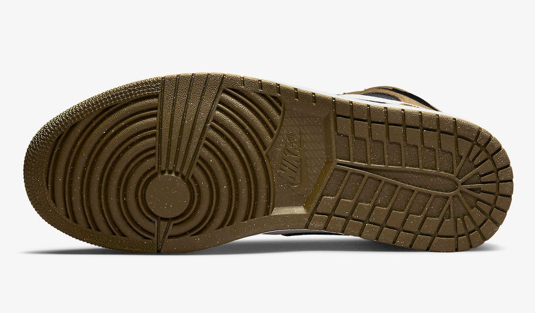 Кроссовки Jordan 1 Mid Olive Toe (W) 36.5, фото №2