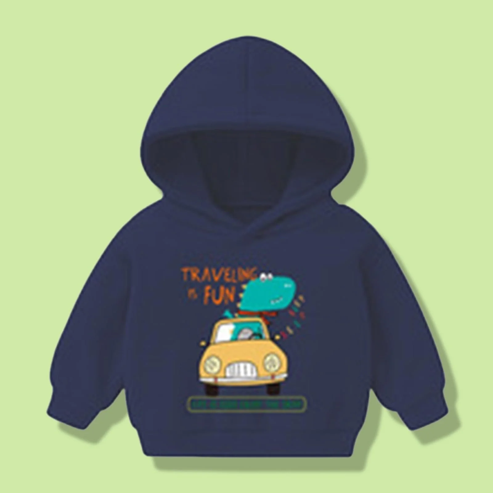 Пуловер для дівчат Cartoon Print, фото №3