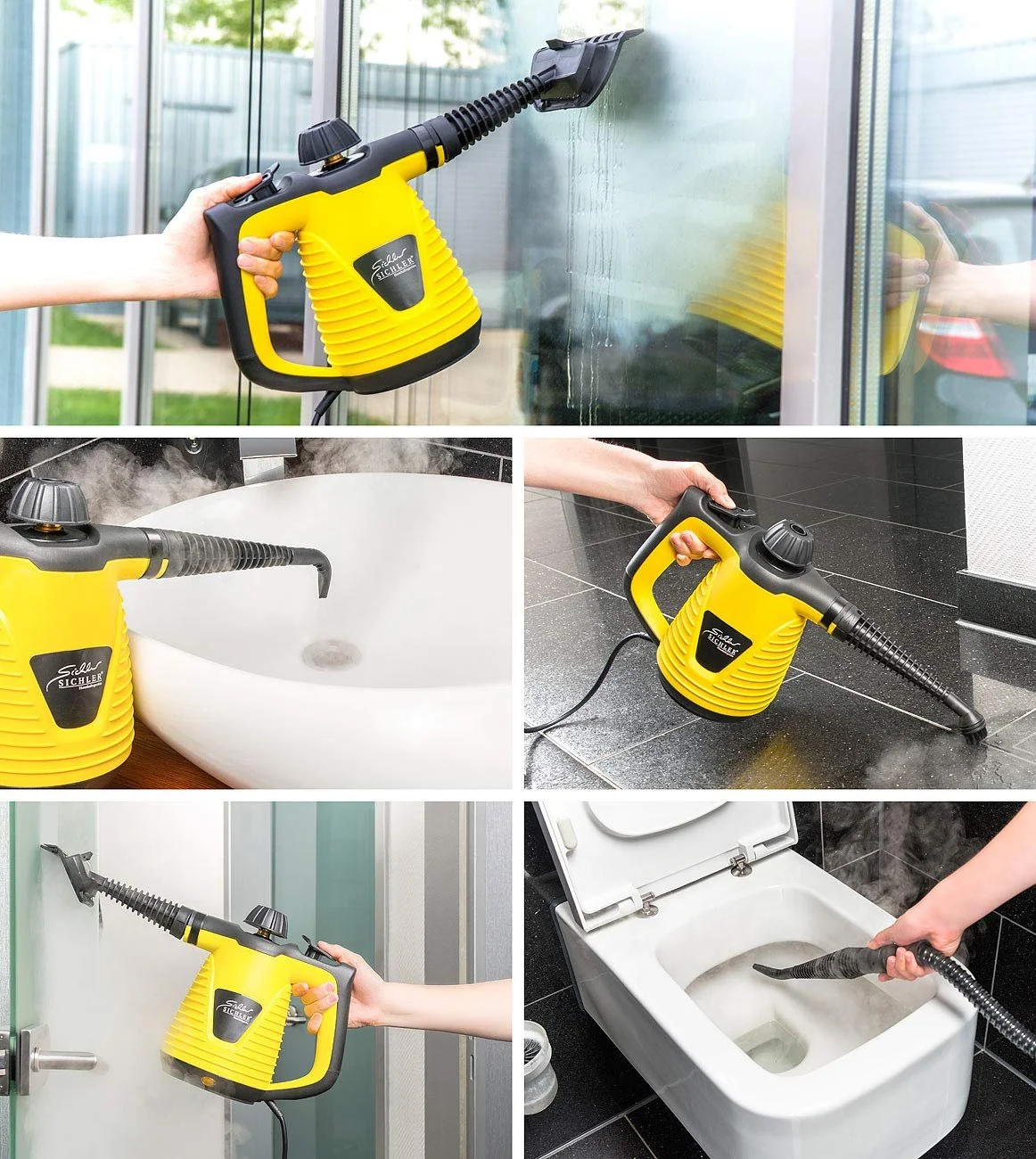 Пароочисник Sichler Haushaltsgeräte Steam Portable 1000 Вт, фото №3