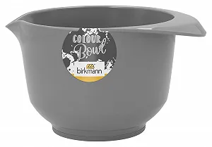 Миска для змішування та сервірування Birkmann Colour Bowls 0.75 L Меламін Сірий - Фото 1