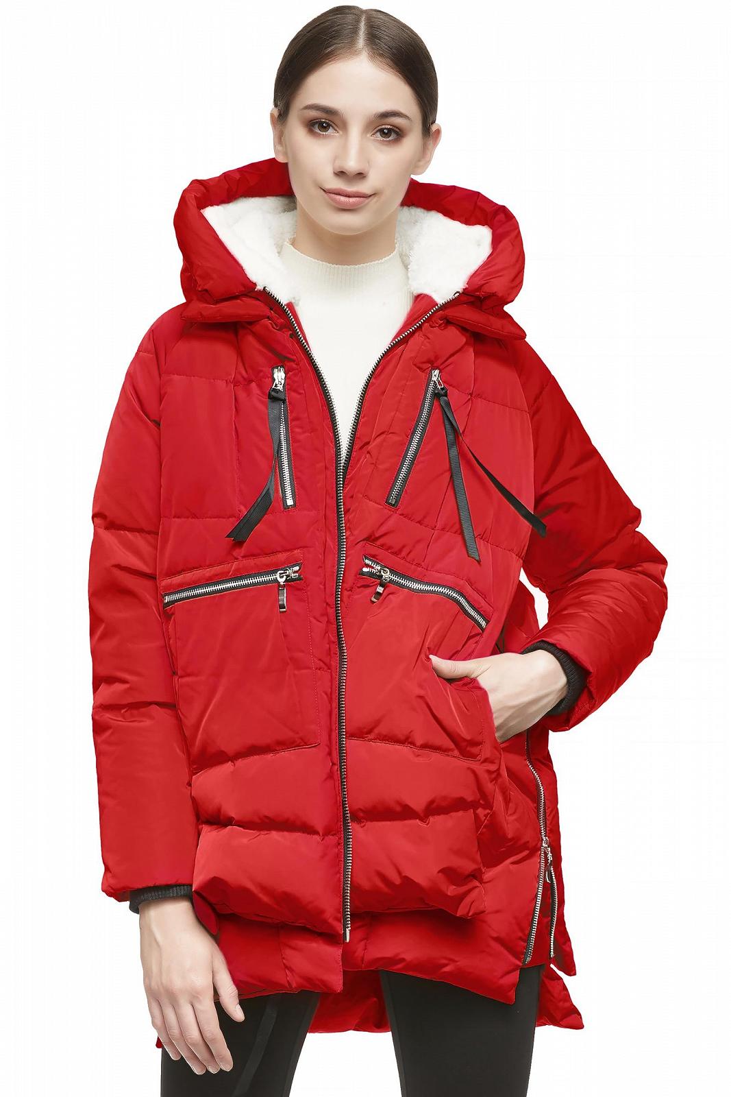 Жіноча зимова куртка Orolay Утеплена тепла вулична з капюшоном, фото №3