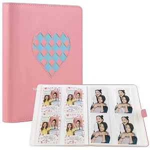 Фотоальбом Phoebe для Fujifilm Instax Mini 11/9/8/LiPlay 256 кишень 2 x 3 дюйми Темно-рожевий - Фото 1