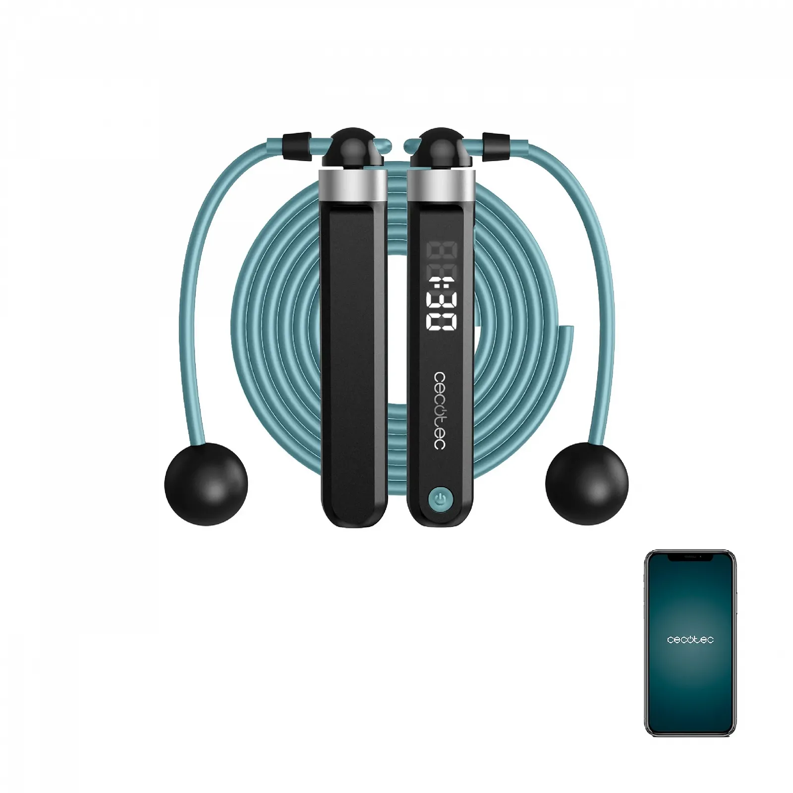 Скакалка Cecotec SmartComba 3000 Connected Регулируемая 2-в-1 Вращение 360º LED-дисплей, фото №1