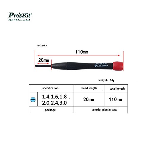 Набор отверток PRO Skit 8pk 2062 6 в 1 Precision Magnetic Slotted, фото №3