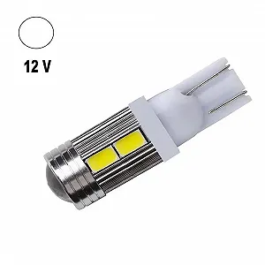 Автолампа Terra T10 W5W коколь W2.1x9.5d, 5630x10smd лінза 12V - Фото 1