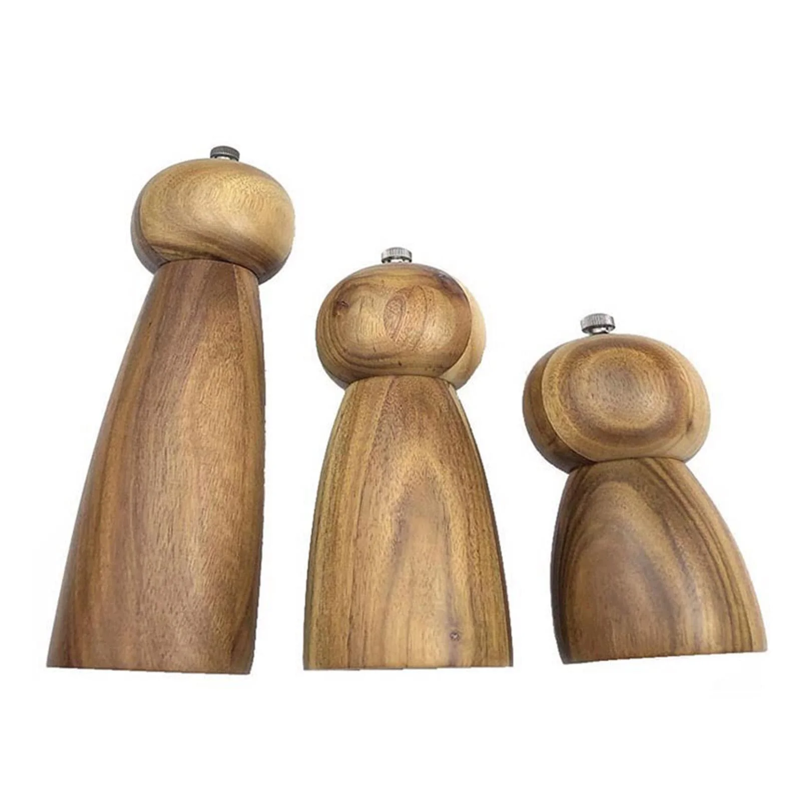 Млин Дерев'яний Наповнюваний Керамічний з Регульованою Зернистістю, фото №4