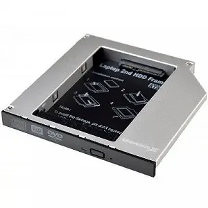 Фрейм-переходник Grand-X HDD 2.5'' to notebook 12.7 mm ODD SATA/mSATA (HDC-25N) - Фото 1