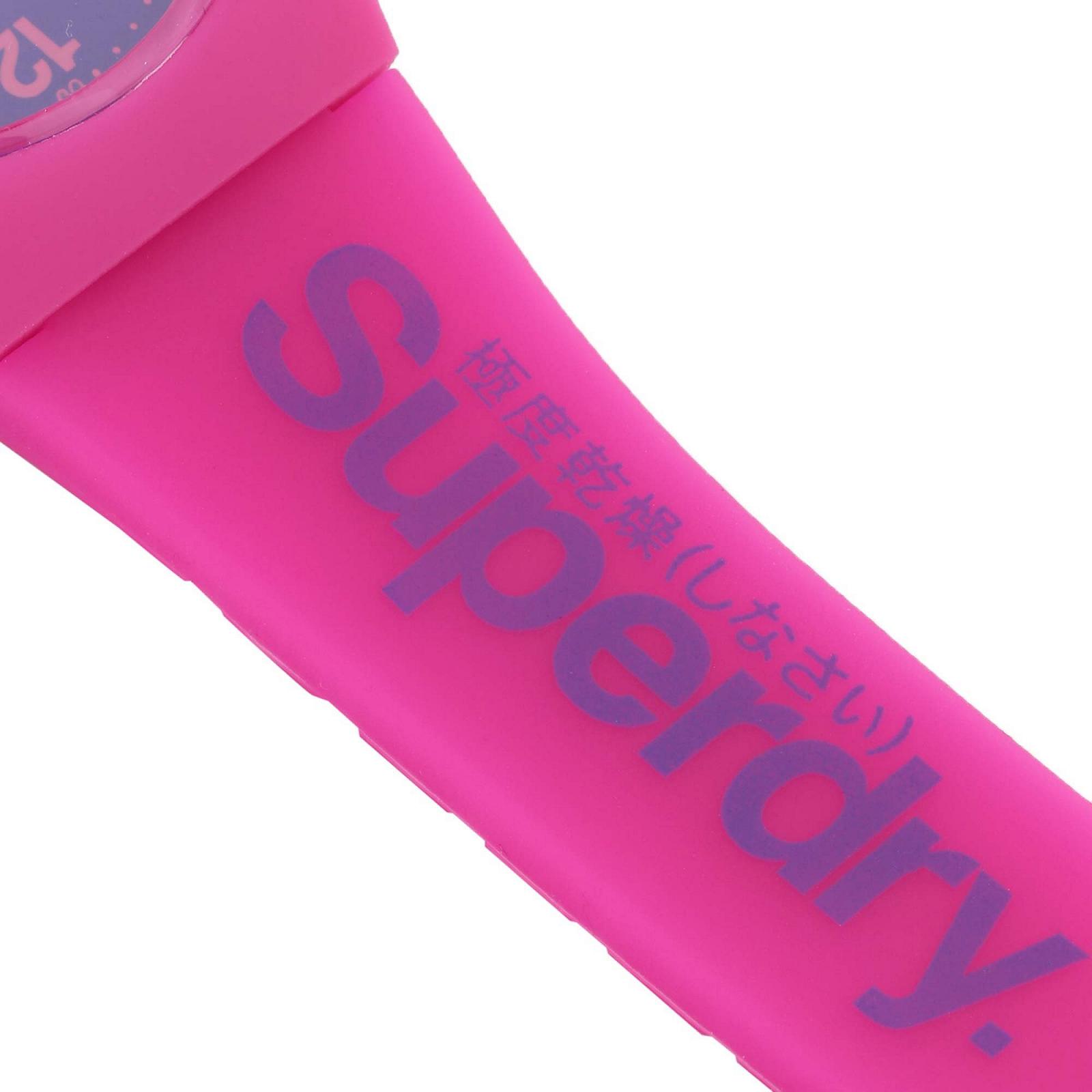 Чоловічий аналоговий кварцовий годинник Superdry SYG164PV з силіконовим ремінцем, фото №8