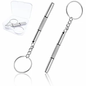 Викрутка для окулярів 3 в 1 Міні Брелок Набір Прецизійних викруток (2 шт.) - Фото 1