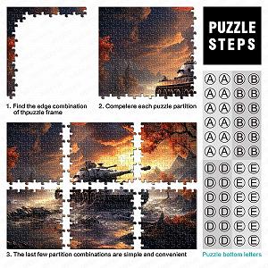 Пазл Tiger Tanks 1000 деталей 26 x 38 см картонний ціна на synthetic.ua - Фото 1 Пазл Tiger Tanks 1000 деталей 26 x 38 см картонний synthetic.ua - Фото 1