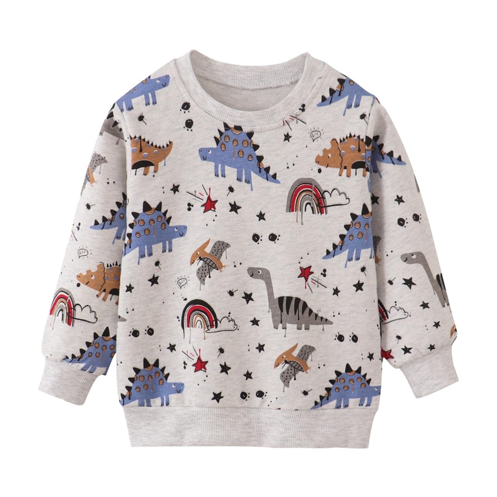 Пуловер Sonnena Дитячий для хлопчиків Довгий рукав Динозавр, фото №3