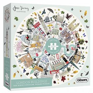 Купить Пазл Gibsons Games London Buildings Circular 500 деталей Круглый - Фото 1 Пазл Gibsons Games London Buildings Circular 500 деталей Круглый - Фото 1