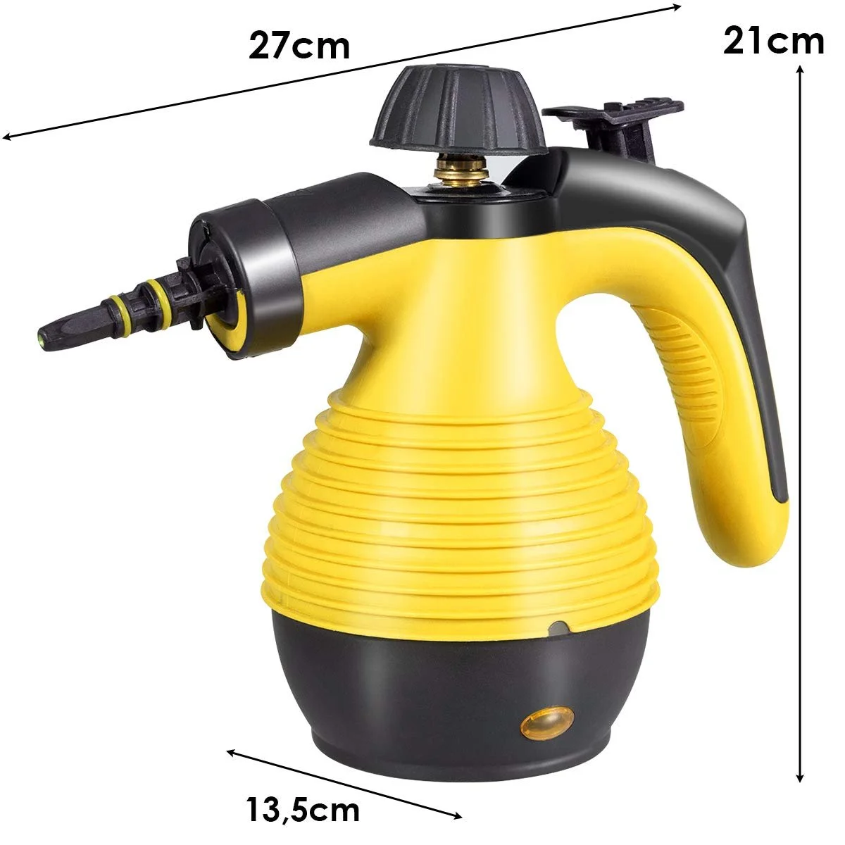 Пароочиститель ручной GOPLUS 1050 W 3 bar 350 ml 135 °C 9 аксессуаров, фото №9