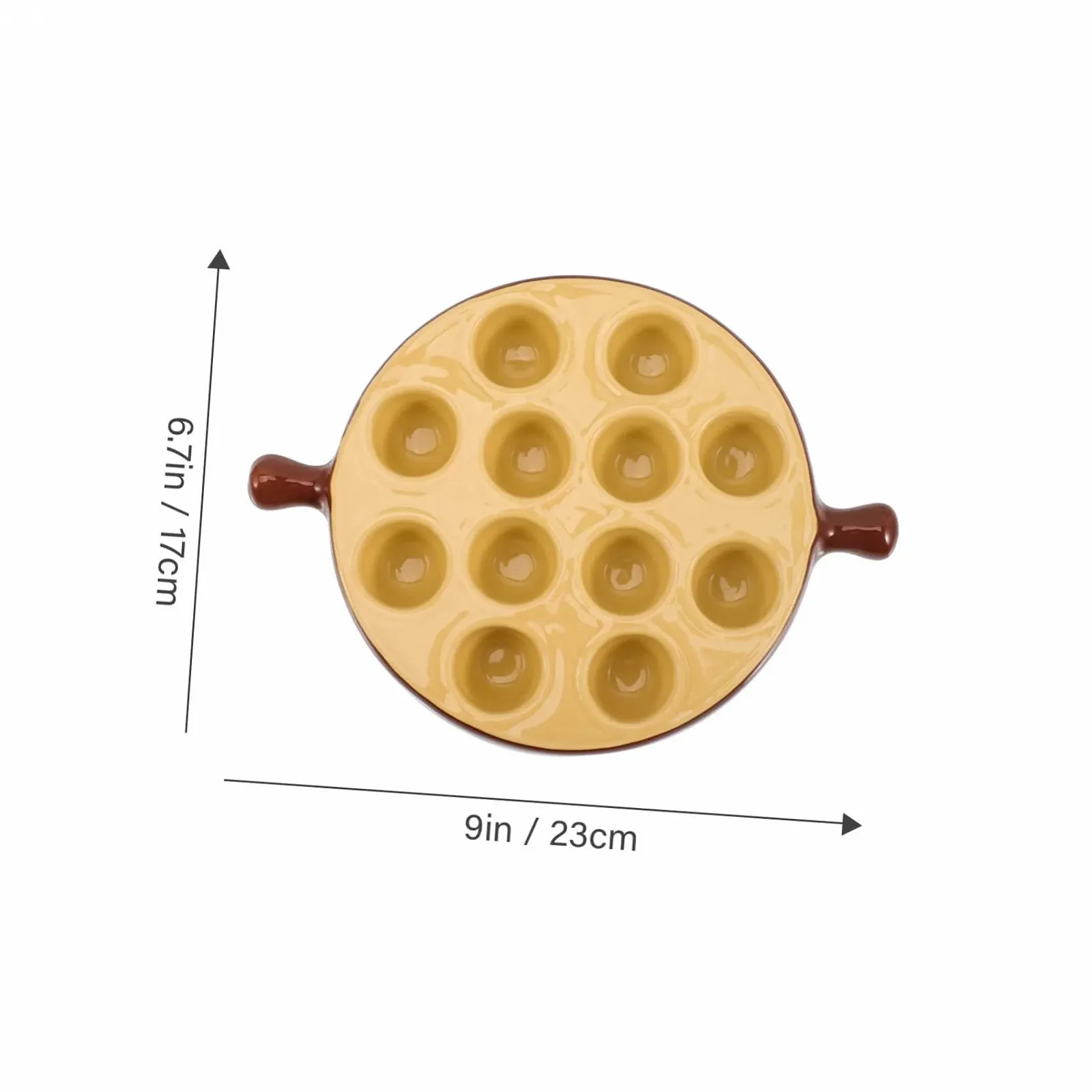 Форма для улиток TOYANDONA керамическая с отверстиями для духовки износостойкая, фото №2
