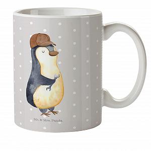 Кружка Детская Mr. & Mrs. Panda "Wenn Papa es Nicht reparieren kann, sind wir am Arsch" (на немецком языке) С рисунком Mama, Danke Papa, Father's Day, Father, пластиковая - Фото 1