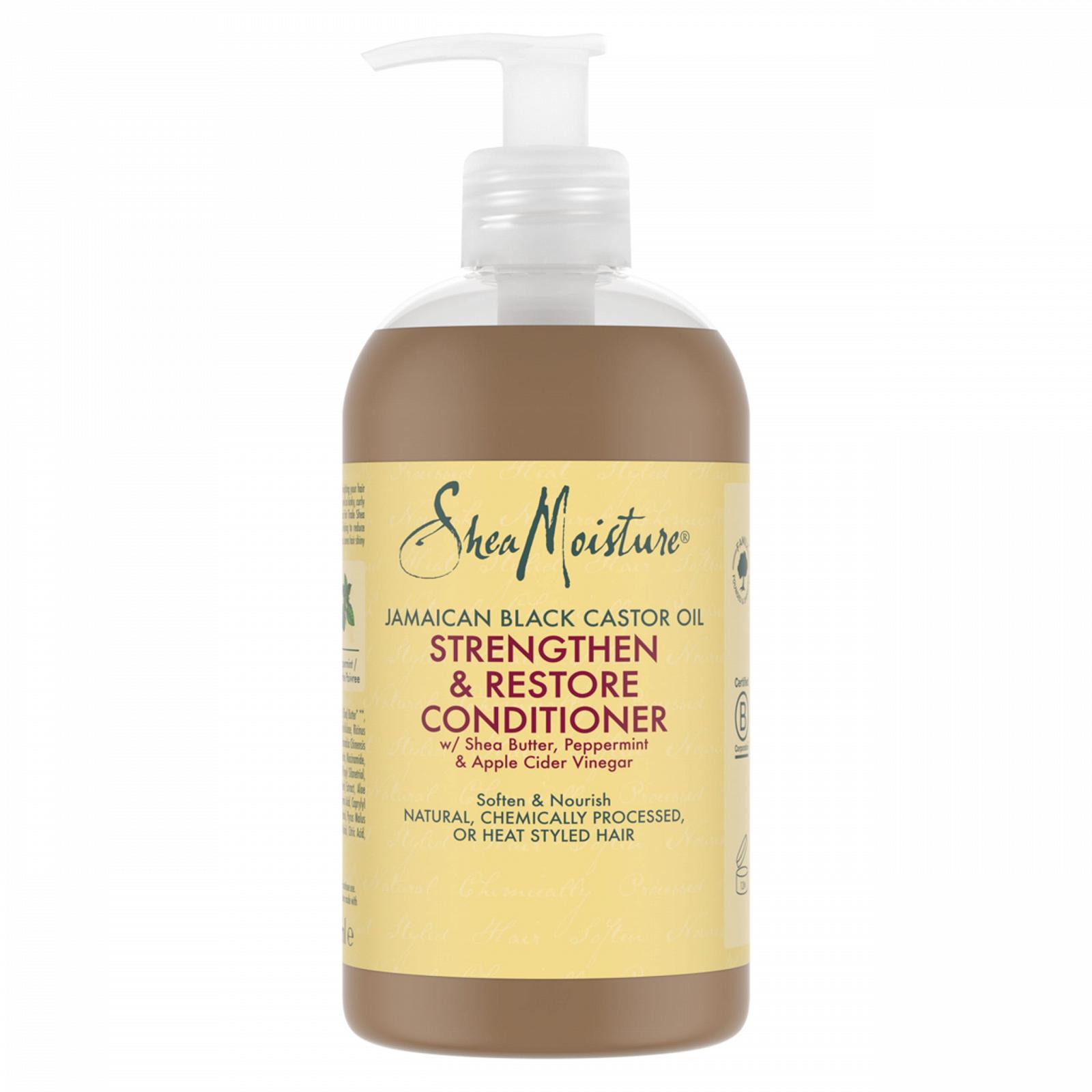 Кондиціонер SheaMoisture Jamaican Black Castor Oil Strength & Restore 2 x 384 мл, фото №2