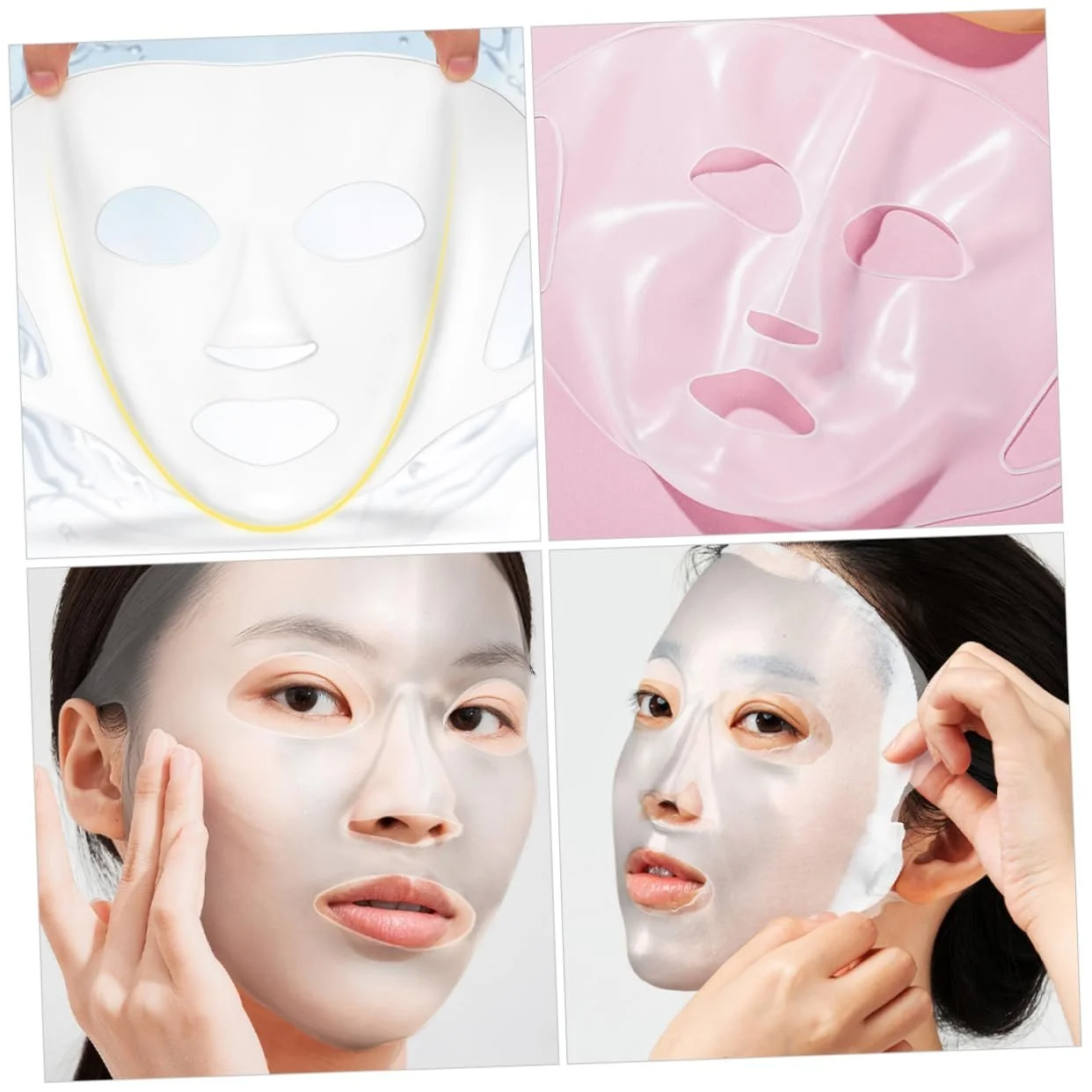 Силіконова маска-чохол для зволожуючих масок PACKOVE, 3 шт., прозора, фото №9