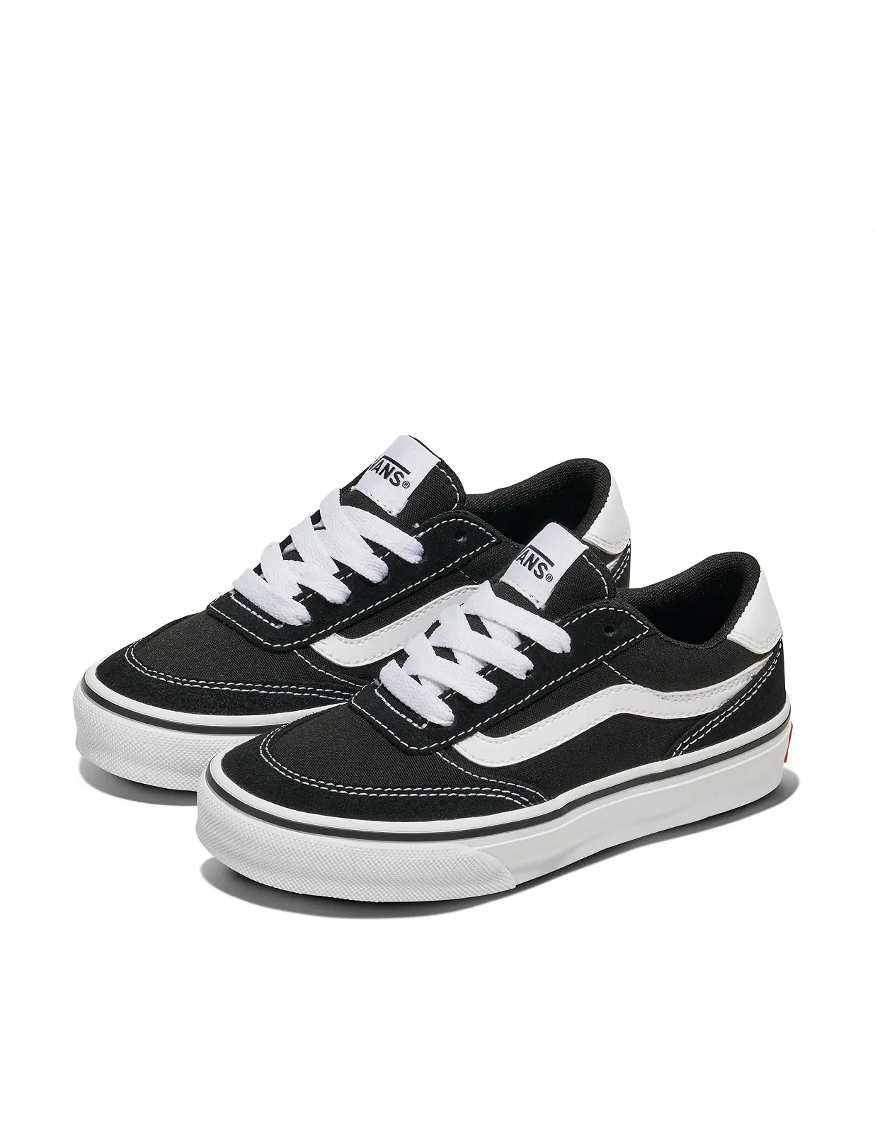 Кроссовки Vans Brooklyn Mужские Замшевые Черный/Белый, фото №2