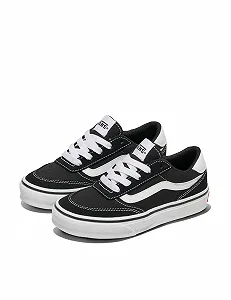 Кроссовки Vans Brooklyn Mужские Замшевые Черный/Белый synthetic.ua - Фото 1