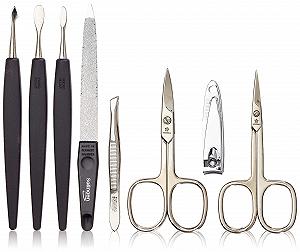 Купити Набір для манікюру Pfeilring Action, 8 предметів, темно-коричневий - Фото 1 Набір для манікюру Pfeilring Action, 8 предметів, темно-коричневий - Фото 1