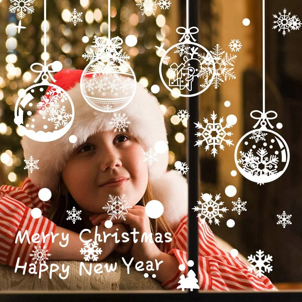 Наклейки на вікна Сніжинки та зірки 43 х 30 см 4 шт., фото №2 Наклейки на вікна Сніжинки та зірки 43 х 30 см 4 шт., фото №2