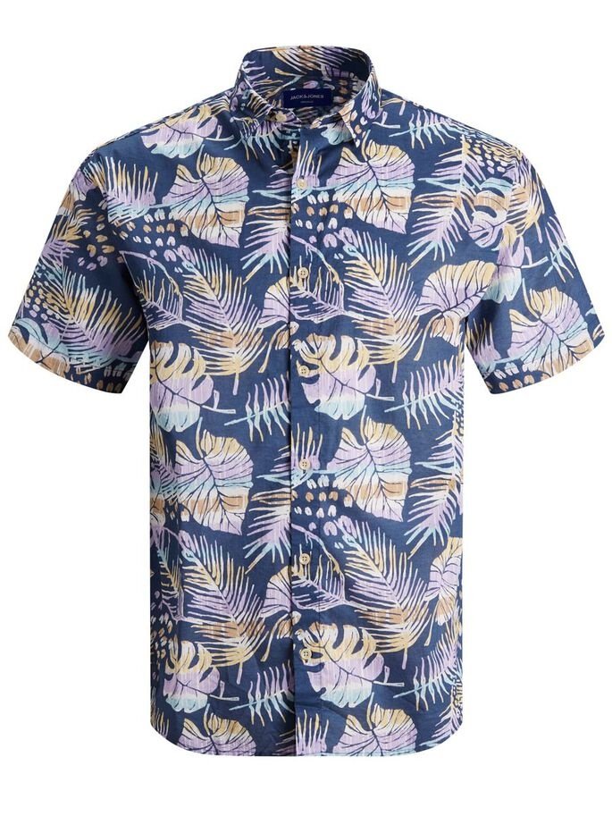 Рубашка Jack&Jones SS LTN 12187954 Ensign Blue S, фото №5