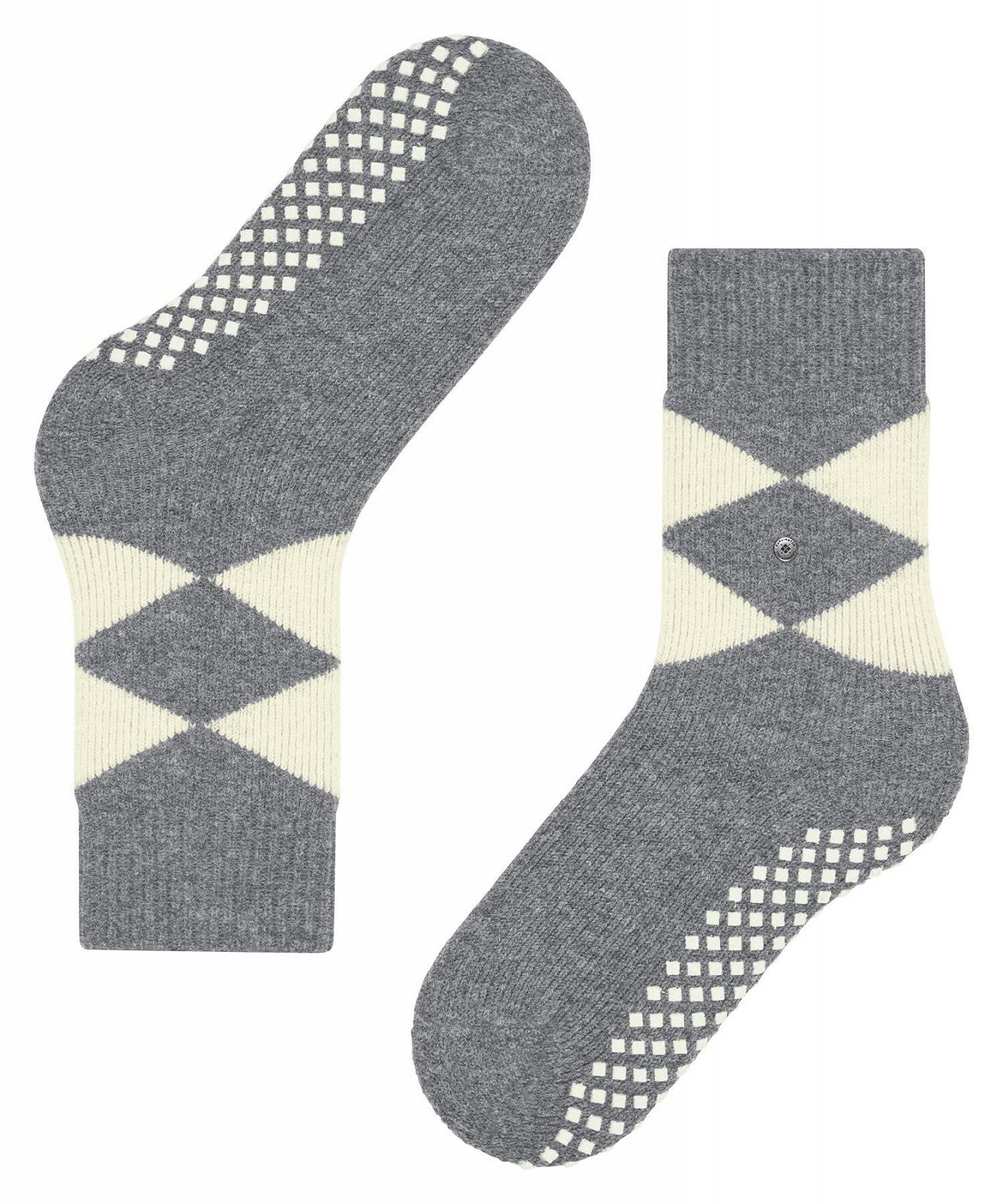 Шкарпетки Burlington Cosy Argyle з нековзними пухирцями на підошві, зручні, фото №7