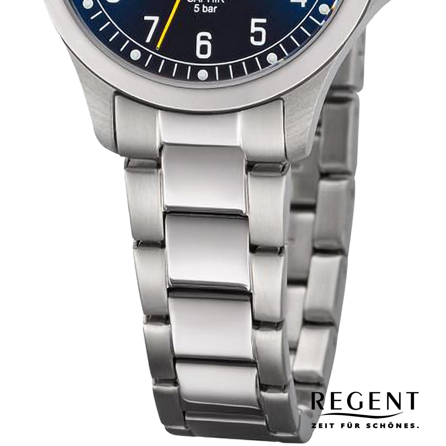 Женские часы REGENT Сталь/Синий 5 Bar 12221200, Серебряно-синий, Браслет, фото №3 Женские часы REGENT Сталь/Синий 5 Bar 12221200, Серебряно-синий, Браслет, фото №3