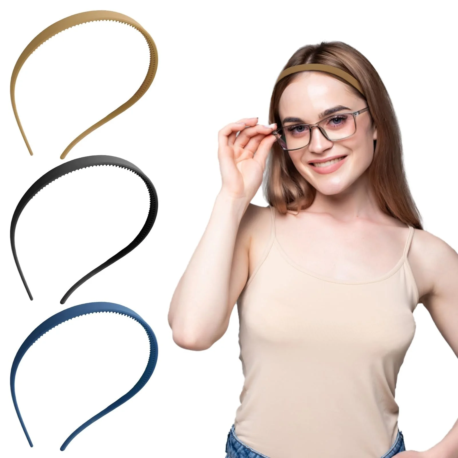 Набір обручів зигзаг з кліпсами, 3 шт., фото №1 Набір обручів зигзаг з кліпсами, 3 шт., фото №1