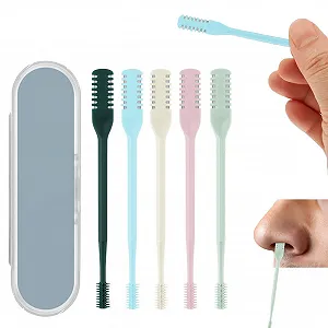 Тример Hengrongshen Nose Hair Double Head 2-in-1 5 кольорів 360° - Фото 1