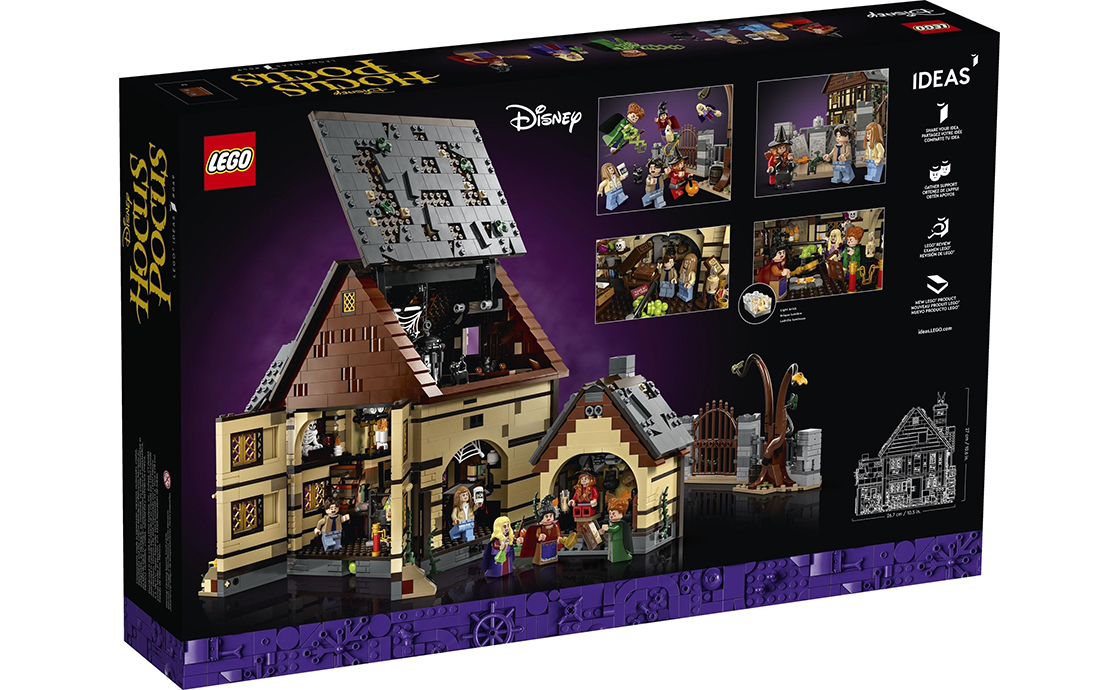 Детский конструктор LEGO Ideas Фокус-покус Диснея: Дом сестер Сандерсон (21341), фото №3