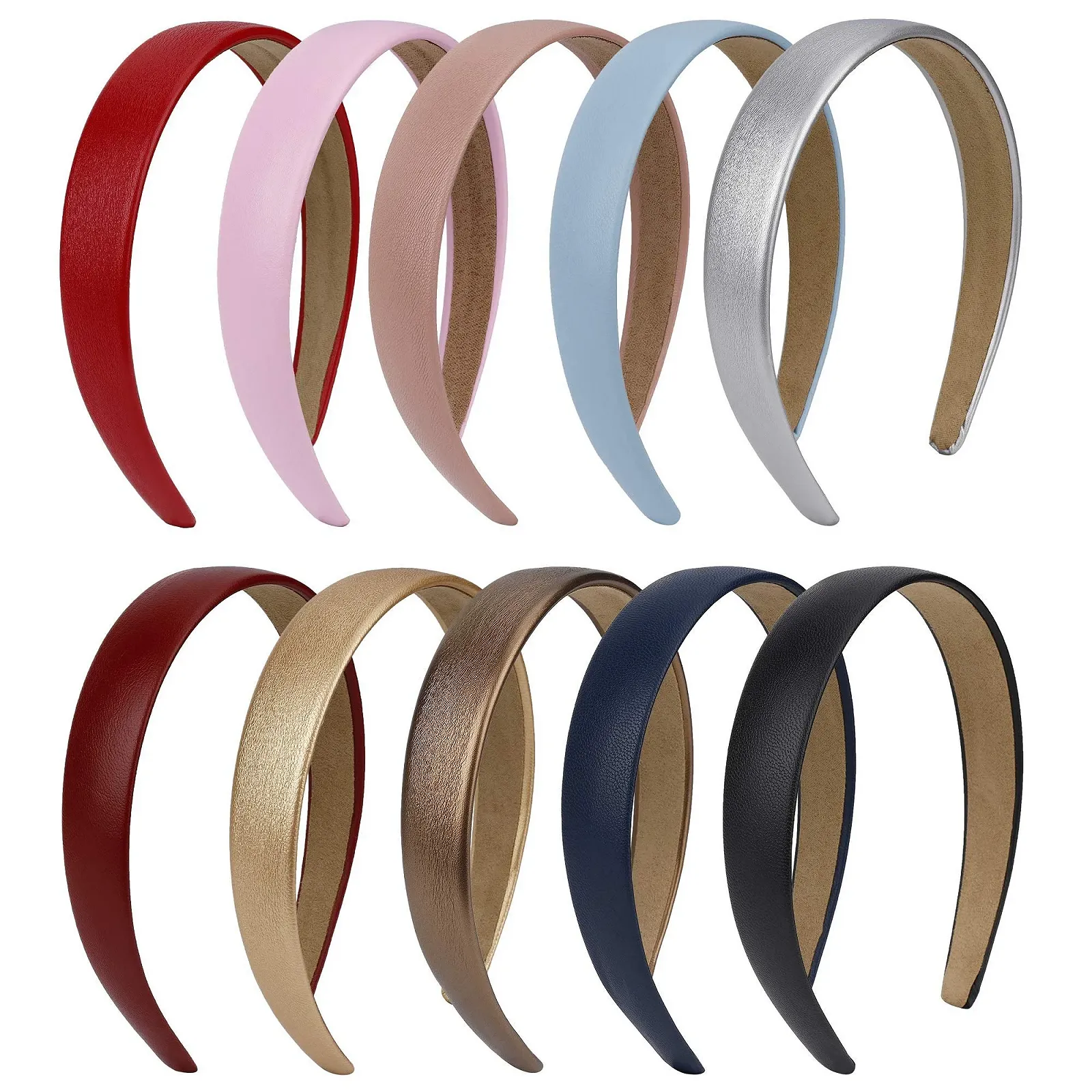 Жіночий обруч для волосся Шкіряний Багатокольоровий Широкий, фото №1 Жіночий обруч для волосся Шкіряний Багатокольоровий Широкий, фото №1