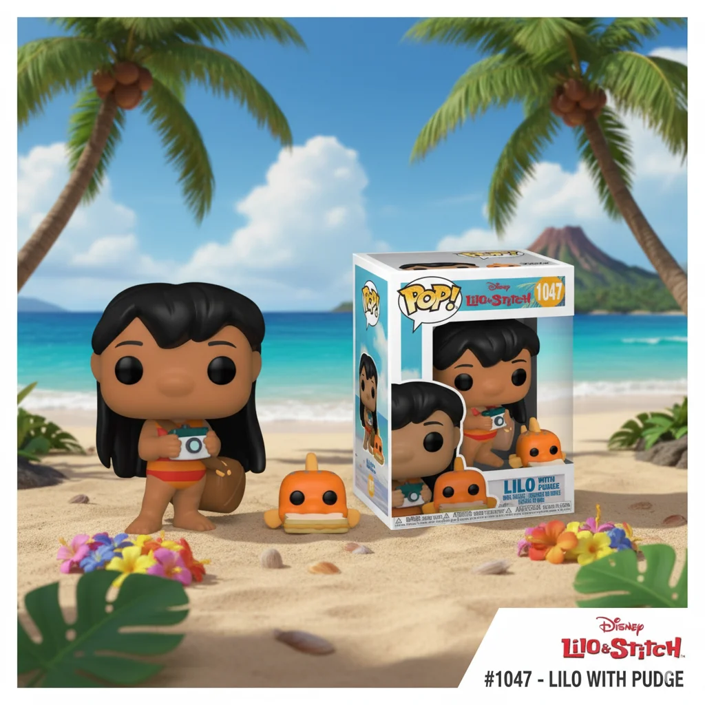 Фігурка Ліло та Стіч Ліло з Пуджем Lilo & Stitch Lilo With Pudge Фанко поп Funko Pop іграшка 10 см # 1047, фото №1 Фігурка Ліло та Стіч Ліло з Пуджем Lilo & Stitch Lilo With Pudge Фанко поп Funko Pop іграшка 10 см # 1047, фото №1