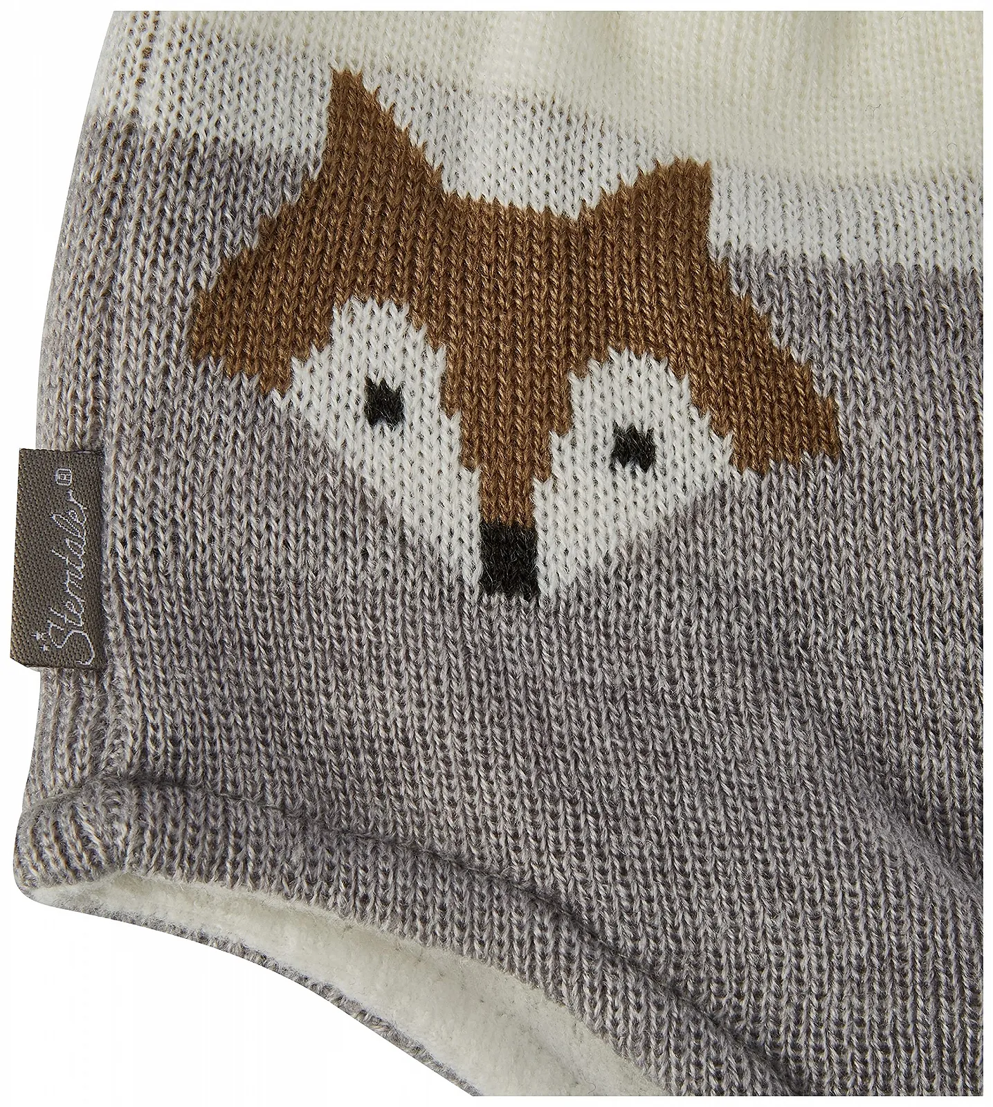 Вязаная шапка для мальчиков Sterntaler Foxes, фото №3 Вязаная шапка для мальчиков Sterntaler Foxes, фото №3