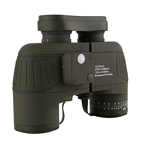 Бинокль Military Telescope 10X50 с компасом зелёный, фото №2 Бинокль Military Telescope 10X50 с компасом зелёный, фото №2