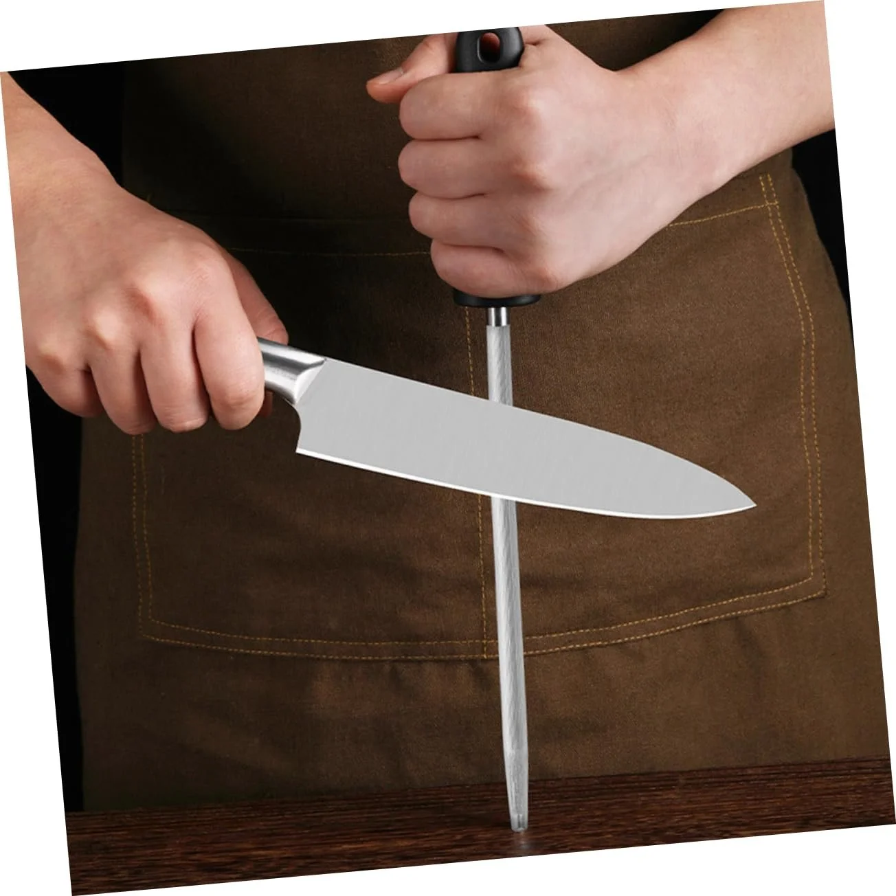 Точилка для кухонных ножей эргономичная набор 2 шт., фото №5