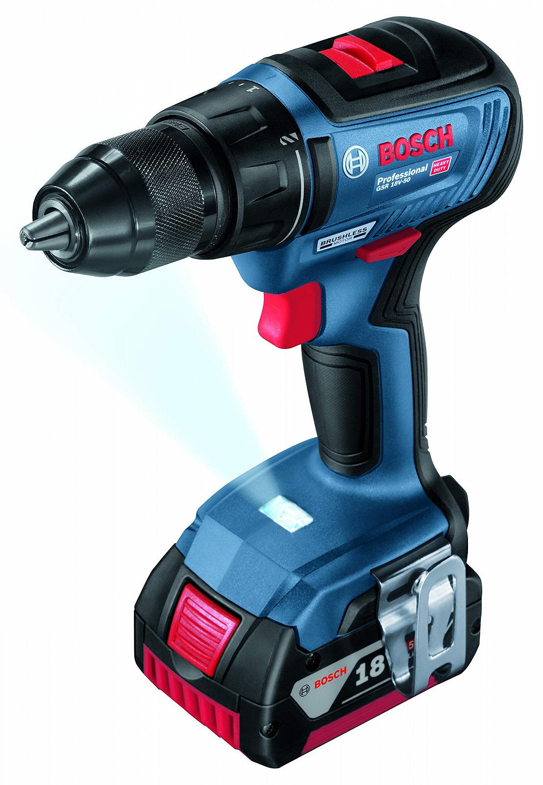 Шуруповерт Bosch GSR 18V-50 06019H5001 18 В 50 Нм (2 x 5.0 Ah), фото №1