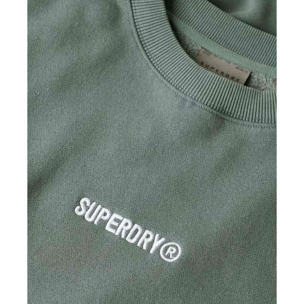 Женская толстовка Superdry Oversized с круглым вырезом, микрологотипом и графикой, фото №5