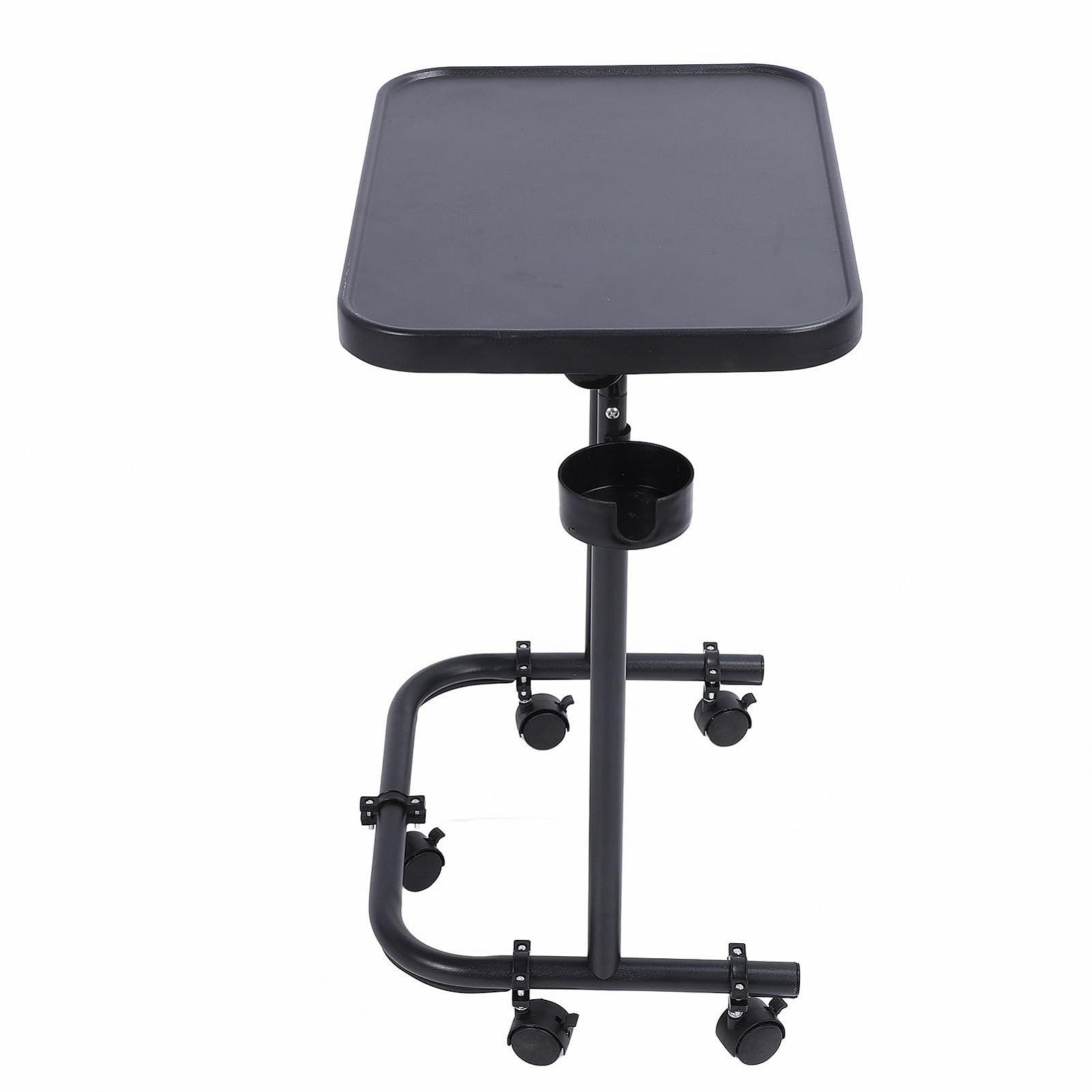 Перекидний столик на коліщатках з регульованою висотою, велика на коліщатках, легкий дизайн, елегантний, фото №4