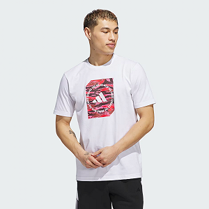Футболка M C CAMO BOX T JI6763 Adidas Білий S - Фото 1
